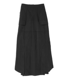 UN3D. | ジップスリットフレアスカート【セットアップ着用可能】(スカート)