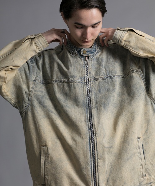 【セール】aimoha neo VINTAGE FADED DENIM JACKET（デニムジャケット）｜aimoha（アイモハ）