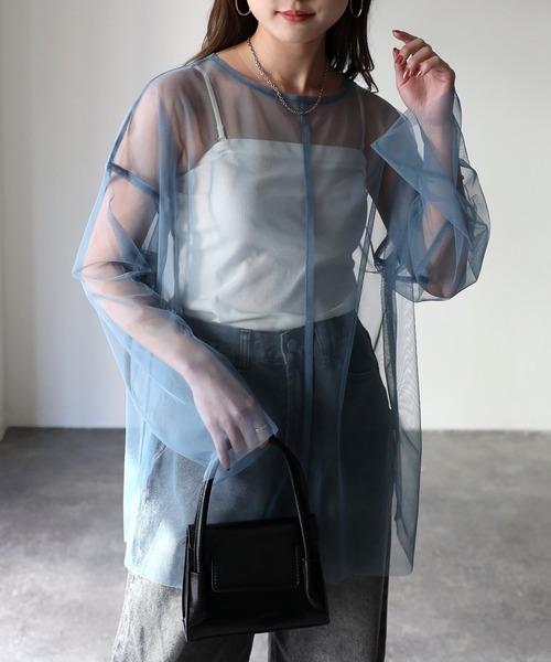 Riberry（リベリー）の「クルーネックオーバーシアートップス（T