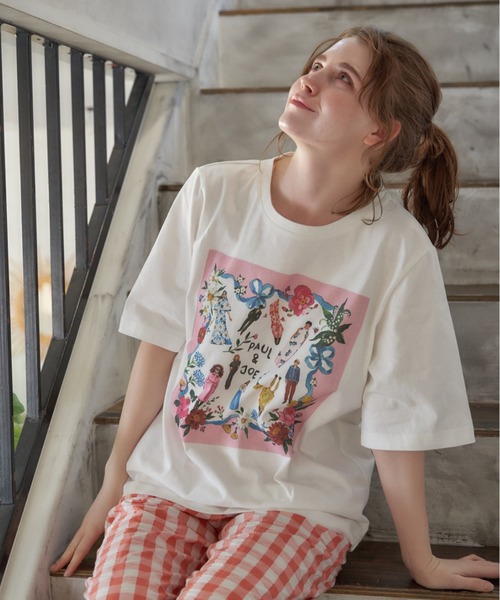 PAUL&JOE】PAUL&JOEミューズプリント Tシャツ（ルームウェア