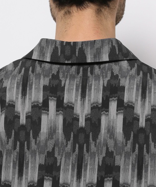 RAGEBLUE（レイジブルー）の「総柄/PEドレープルーズオープンカラーシャツ（シャツ/ブラウス・メンズ・ブラック系/オレンジ系・MEDIUM/LARGE）」の10枚目の写真