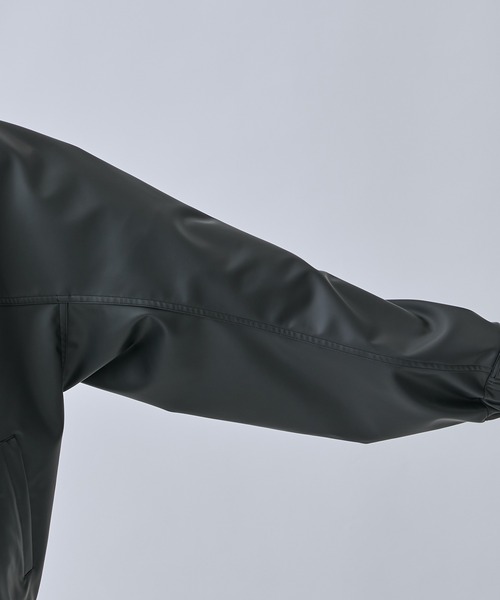 TTT MSW(ティー)の「【TTTMSW/ティー】Hooded laminate jacket(ブルゾン・メンズ・ブラック・L)」の8枚目の写真
