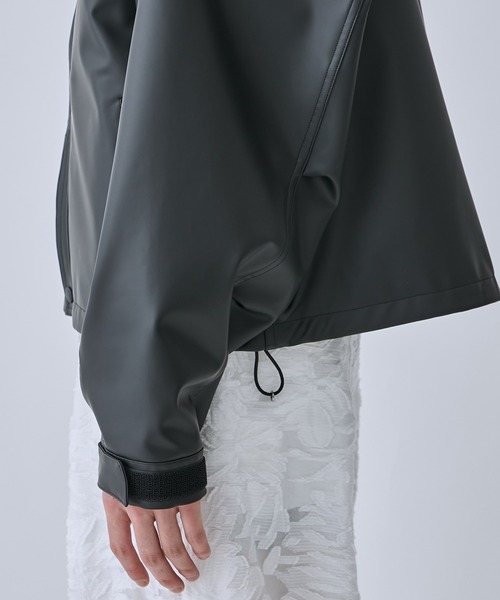 TTT MSW(ティー)の「【TTTMSW/ティー】Hooded laminate jacket(ブルゾン・メンズ・ブラック・L)」の10枚目の写真