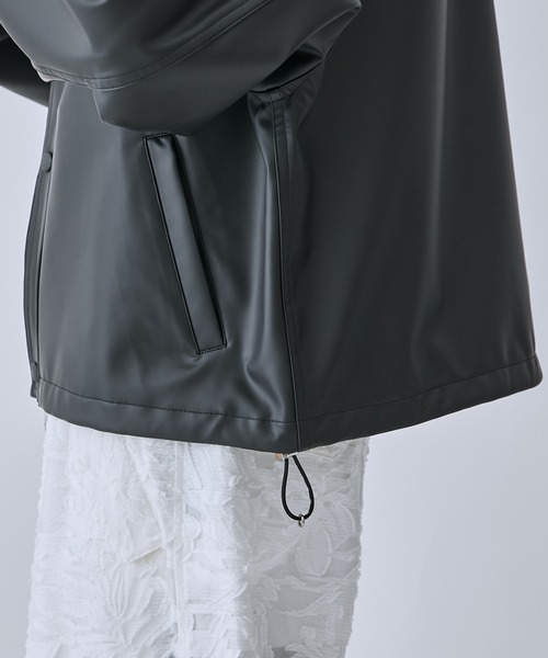 TTT MSW(ティー)の「【TTTMSW/ティー】Hooded laminate jacket(ブルゾン・メンズ・ブラック・L)」の11枚目の写真