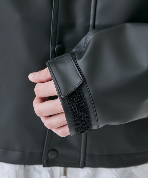 TTT MSW(ティー)の「【TTTMSW/ティー】Hooded laminate jacket(ブルゾン・メンズ・ブラック・L)」の12枚目の写真