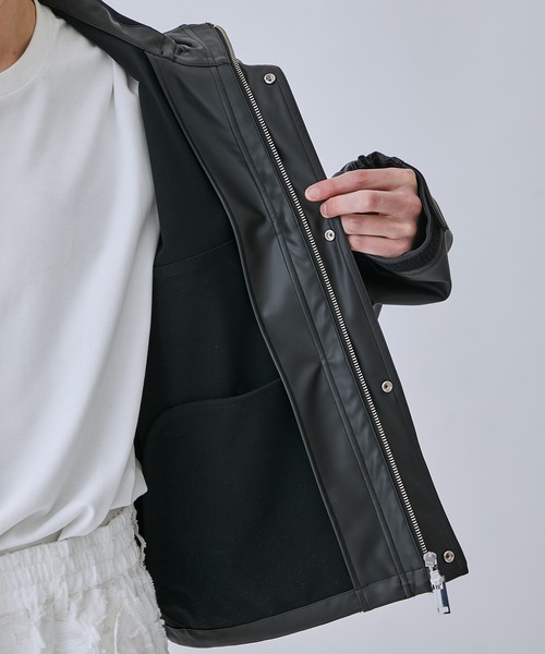 TTT MSW(ティー)の「【TTTMSW/ティー】Hooded laminate jacket(ブルゾン・メンズ・ブラック・L)」の17枚目の写真