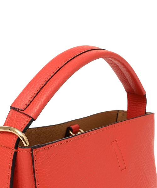 MARCO BIANCHINI（マルコビアンチーニ）の「MARCO BIANCHINI: 2WAYバスケット ワンハンドル ショルダーバッグ（ショルダーバッグ・レディース・オフホワイト/オレンジ/グリーン・ONE SIZE）」の9枚目の写真