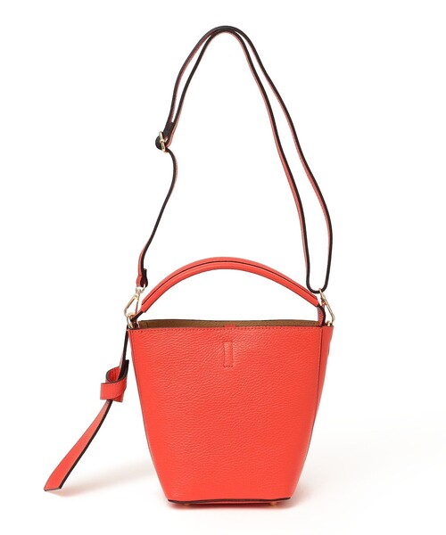 MARCO BIANCHINI（マルコビアンチーニ）の「MARCO BIANCHINI: 2WAYバスケット ワンハンドル ショルダーバッグ（ショルダーバッグ・レディース・オフホワイト/オレンジ/グリーン・ONE SIZE）」の10枚目の写真