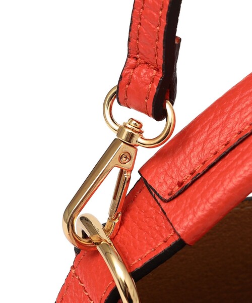 MARCO BIANCHINI（マルコビアンチーニ）の「MARCO BIANCHINI: 2WAYバスケット ワンハンドル ショルダーバッグ（ショルダーバッグ・レディース・オフホワイト/オレンジ/グリーン・ONE SIZE）」の11枚目の写真