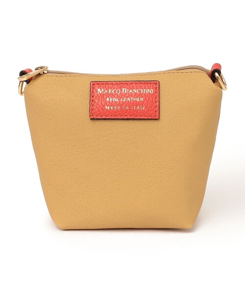 MARCO BIANCHINI（マルコビアンチーニ）の「MARCO BIANCHINI: 2WAYバスケット ワンハンドル ショルダーバッグ（ショルダーバッグ・レディース・オフホワイト/オレンジ/グリーン・ONE SIZE）」の15枚目の写真