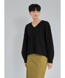 STYLE DELI | 【Made in JAPAN】ダブルフェイスニットソー／バナナスリーブトップス(Tシャツ/カットソー)