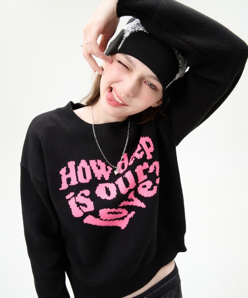 【LUV IS TRUE】VL LOGO KNIT OPS ★関税込み★人気★ LUV IS TRUE(ラブ・イズ・トゥルー) 人気アイテムランキング