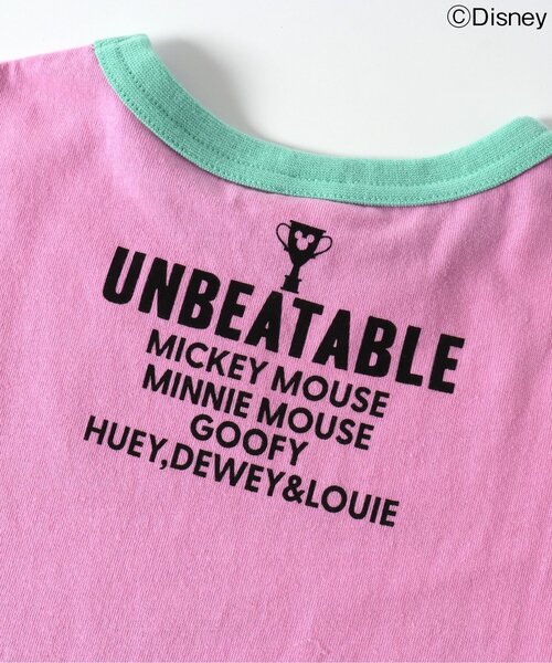 Disney（ディズニー）の「【リンク】ディズニーキャラクター　カラバリリンガーTシャツ（Tシャツ/カットソー・キッズ・ピンク/ターコイズブルー/オフホワイト/ライム・120/110/100/90/80/130）」の15枚目の写真