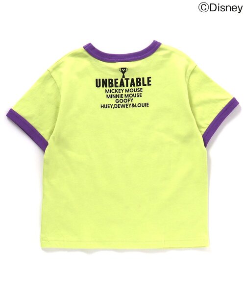 Disney（ディズニー）の「【リンク】ディズニーキャラクター　カラバリリンガーTシャツ（Tシャツ/カットソー・キッズ・ピンク/ターコイズブルー/オフホワイト/ライム・120/110/100/90/80/130）」の11枚目の写真