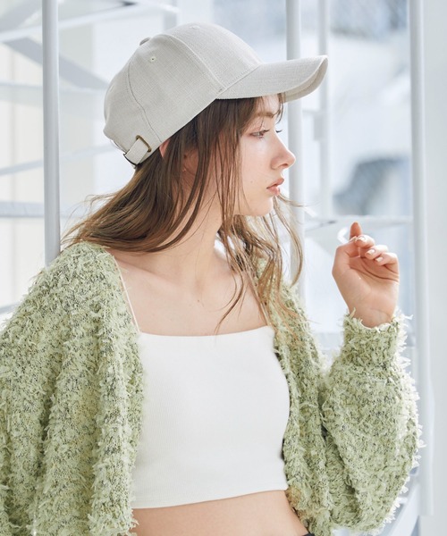 archives（アルシーヴ）の「麻ライクキャップ（キャップ・レディース・ベージュ/アイボリー/ブラック・FREE）」の5枚目の写真