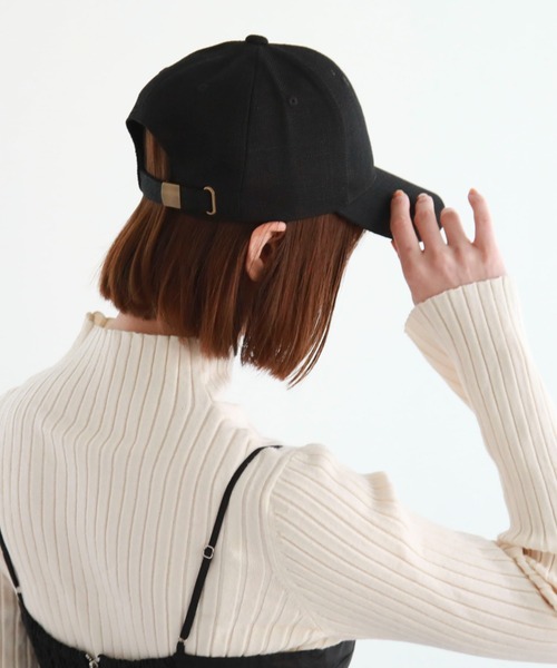 archives（アルシーヴ）の「麻ライクキャップ（キャップ・レディース・ベージュ/アイボリー/ブラック・FREE）」の14枚目の写真