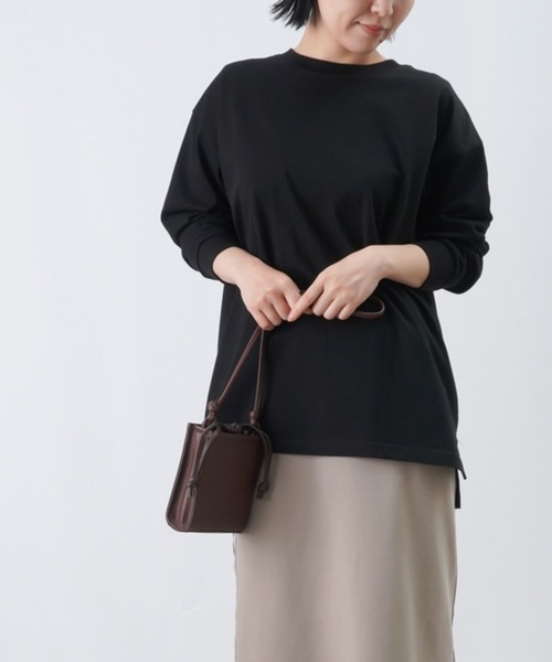 LUCA/LADY LUCK LUCA(ルカ/レディラックルカ)の「LC/LLL バックプリントロングスリーブTシャツ / バックロゴロンTee(Tシャツ/カットソー・レディース・キャメル/オフホワイト/ブラック/ピンク・FREE)」の5枚目の写真