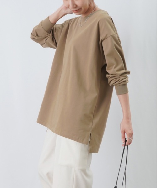 LUCA/LADY LUCK LUCA(ルカ/レディラックルカ)の「LC/LLL バックプリントロングスリーブTシャツ / バックロゴロンTee(Tシャツ/カットソー・レディース・キャメル/オフホワイト/ブラック/ピンク・FREE)」の21枚目の写真