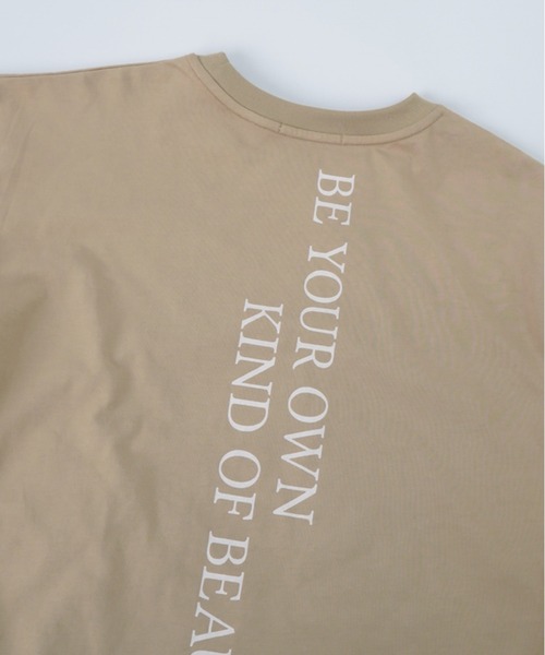 LUCA/LADY LUCK LUCA(ルカ/レディラックルカ)の「LC/LLL バックプリントロングスリーブTシャツ / バックロゴロンTee(Tシャツ/カットソー・レディース・キャメル/オフホワイト/ブラック/ピンク・FREE)」の13枚目の写真