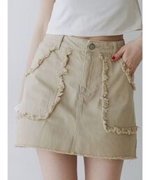 jouetie | ミリタリーフリンジスカパン(スカート)