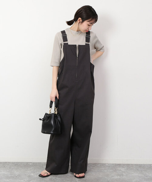 SLOBE IENA(スローブイエナ)の「トタンテレコ五分袖プルオーバー(Tシャツ/カットソー・レディース・ネイビー/ベージュ/ラベンダー・FREE)」の4枚目の写真