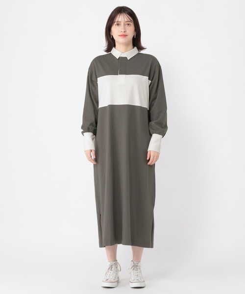 studio CLIP（スタディオクリップ）の「《days》アソートラガーワンピース（ワンピース・レディース・その他1/スモーク/ブラック・MEDIUM/LARGE）」の16枚目の写真