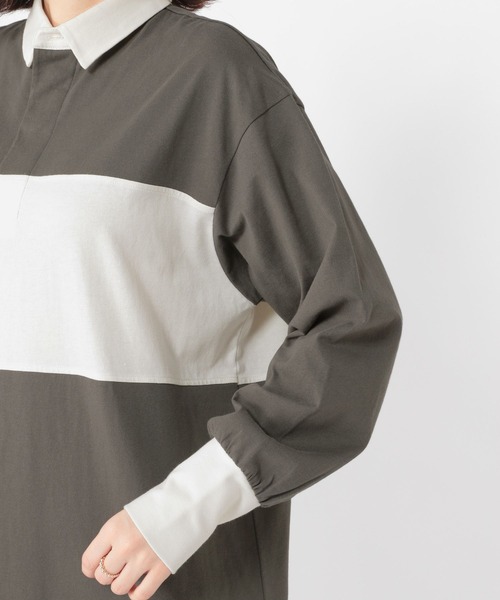 studio CLIP（スタディオクリップ）の「《days》アソートラガーワンピース（ワンピース・レディース・その他1/スモーク/ブラック・MEDIUM/LARGE）」の20枚目の写真