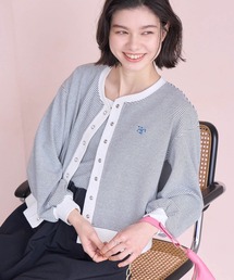 ROPE' PICNIC | 刺繍リブカットカーディガン(カーディガン/ボレロ)