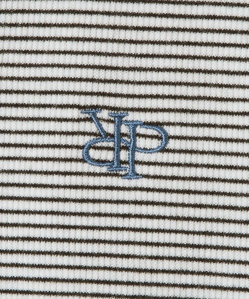 ROPE' PICNIC（ロペピクニック）の「刺繍リブカットカーディガン（カーディガン/ボレロ・レディース・グレー/ホワイト系その他/ブラック/キナリ・38）」の6枚目の写真