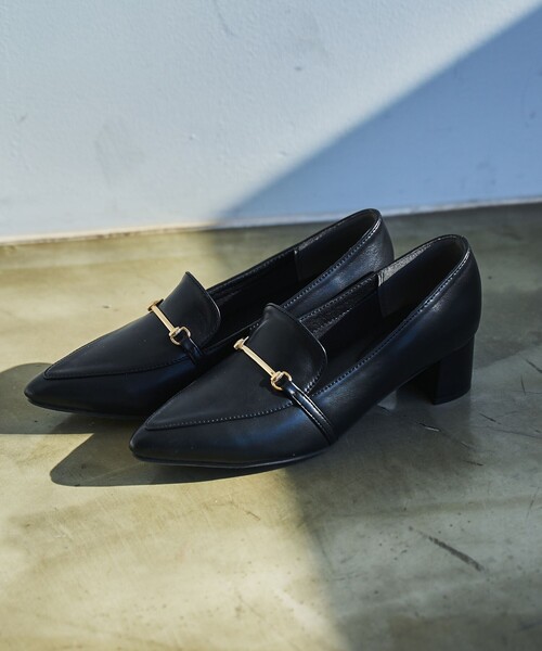 coen（コーエン）の「【RONEL】ローヒールビットローファー（パンプス・レディース・オフホワイト/ブラック・M/L）」の8枚目の写真