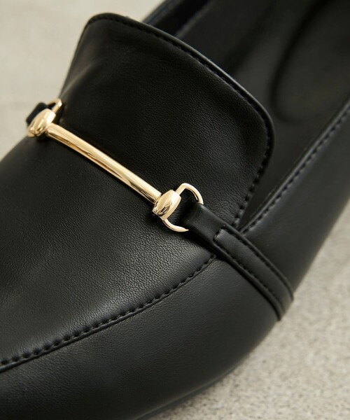 coen（コーエン）の「【RONEL】ローヒールビットローファー（パンプス・レディース・オフホワイト/ブラック・M/L）」の11枚目の写真