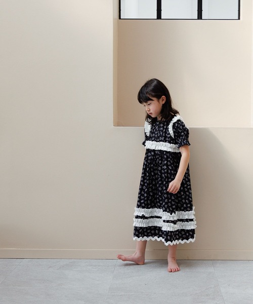 LOWRYS FARM(ローリーズファーム)の「INDIAISプリントワンピースSS 112151(ワンピース・キッズ・ブルー/ブラック・140cm/130cm/120cm/110cm/150cm)」の10枚目の写真