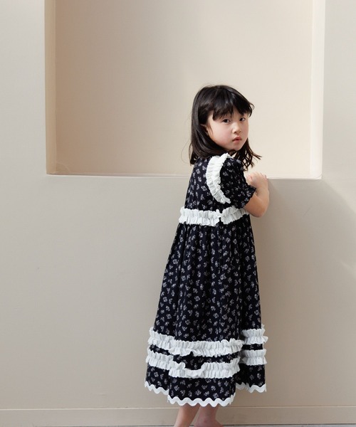 LOWRYS FARM(ローリーズファーム)の「INDIAISプリントワンピースSS 112151(ワンピース・キッズ・ブルー/ブラック・140cm/130cm/120cm/110cm/150cm)」の12枚目の写真