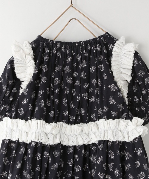 LOWRYS FARM(ローリーズファーム)の「INDIAISプリントワンピースSS 112151(ワンピース・キッズ・ブルー/ブラック・140cm/130cm/120cm/110cm/150cm)」の8枚目の写真