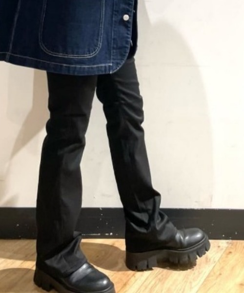 EDWIN（エドウィン）の「【EDWIN】ハタラクロ ブーツカットパンツ (ストレッチツイル / 色あせしにくい / オフィスカジュアル)（その他パンツ・レディース・ブラック・M/L/XL/XS/S）」の13枚目の写真