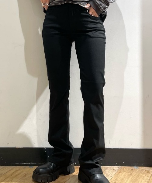 EDWIN（エドウィン）の「【EDWIN】ハタラクロ ブーツカットパンツ (ストレッチツイル / 色あせしにくい / オフィスカジュアル)（その他パンツ・レディース・ブラック・M/L/XL/XS/S）」の11枚目の写真