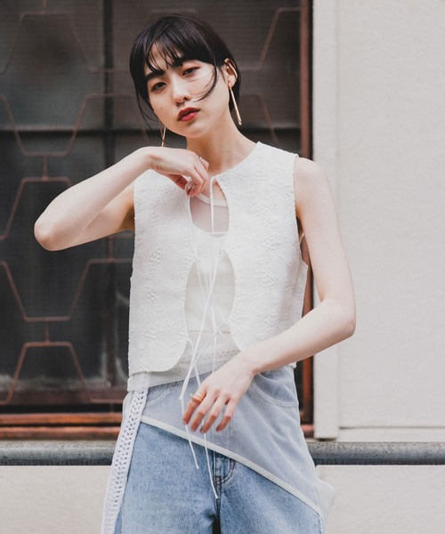 ケイシ―レースカラーベスト JILL STUART（ジルスチュアート）の「◇ケイシ―レースカラー