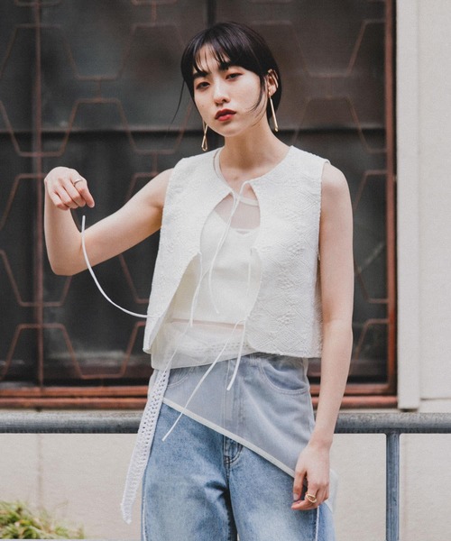 ケイシ―レースカラーベスト JILL STUART（ジルスチュアート）の「◇ケイシ―レースカラー
