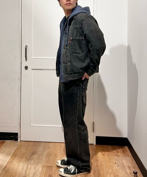 セール】【Levi's】TYPE I トラッカージャケット ブラック STONEWASH