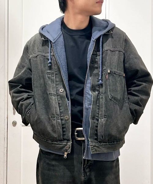 セール】【Levi's】TYPE I トラッカージャケット ブラック STONEWASH