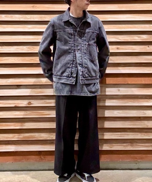 セール】【Levi's】TYPE I トラッカージャケット ブラック STONEWASH