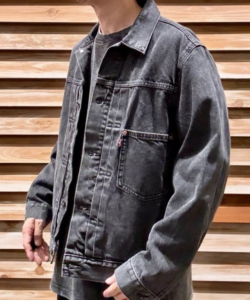 セール】【Levi's】TYPE I トラッカージャケット ブラック STONEWASH