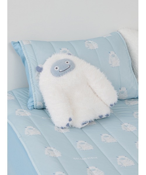 gelato pique Sleep（ジェラートピケスリープ）の「【Sleep】COOL MONSTER ポケット付きクッション（クッション/クッションカバー・レディース・オフホワイト・FREE）」の2枚目の写真