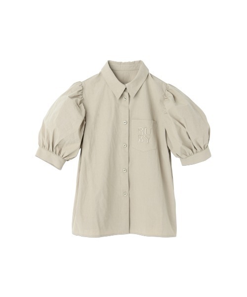 RUBY AND YOU(ルビーアンドユー)の「エンブロイダリーポケットシャツ(シャツ/ブラウス・レディース・オフホワイト/ベージュ系その他・FREE)」の16枚目の写真