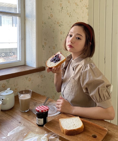 RUBY AND YOU(ルビーアンドユー)の「エンブロイダリーポケットシャツ(シャツ/ブラウス・レディース・オフホワイト/ベージュ系その他・FREE)」の10枚目の写真