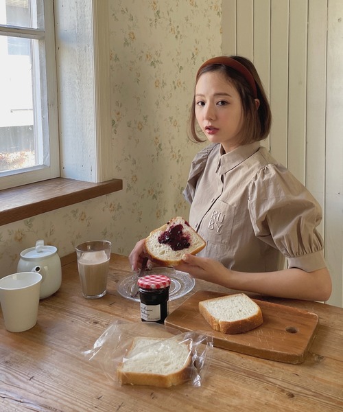 RUBY AND YOU(ルビーアンドユー)の「エンブロイダリーポケットシャツ(シャツ/ブラウス・レディース・オフホワイト/ベージュ系その他・FREE)」の14枚目の写真