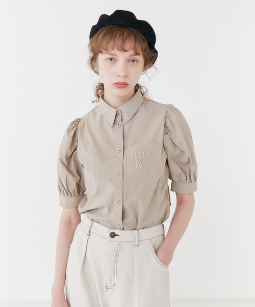RUBY AND YOU(ルビーアンドユー)の「エンブロイダリーポケットシャツ(シャツ/ブラウス・レディース・オフホワイト/ベージュ系その他・FREE)」の20枚目の写真