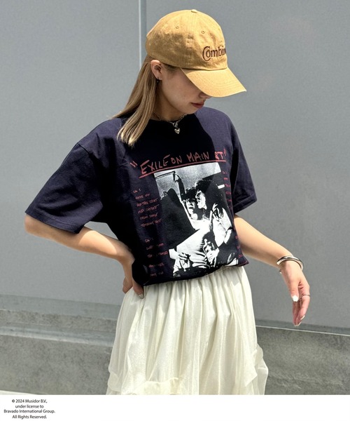CIAOPANIC（チャオパニック）の「【ユニセックス】【THE ROLLING STONES/ローリング・ストーンズ】ヴィンテージ加工ロックTシャツ（Tシャツ/カットソー・レディース・ベージュ/クリア/ベージュ系その他2/ホワイト系その他3/ホワイト/ベージュ系その他/ホワイト系その他/アイボリー/ホワイト系その他4/ホワイト系その他2/オフホワイト/ベージュ系その他3/レッド/レッド系その他・FREE）」の10枚目の写真