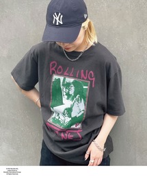 【ユニセックス】【THE ROLLING STONES/ローリング・ストーンズ】ヴィンテージ加工ロックTシャツ