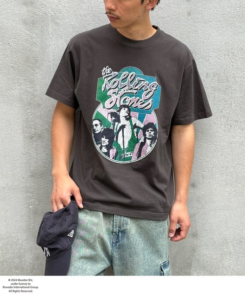 CIAOPANIC（チャオパニック）の「【ユニセックス】【THE ROLLING STONES/ローリング・ストーンズ】ヴィンテージ加工ロックTシャツ（Tシャツ/カットソー・レディース・ベージュ/クリア/ベージュ系その他2/ホワイト系その他3/ホワイト/ベージュ系その他/ホワイト系その他/アイボリー/ホワイト系その他4/ホワイト系その他2/オフホワイト/ベージュ系その他3/レッド/レッド系その他・FREE）」の8枚目の写真